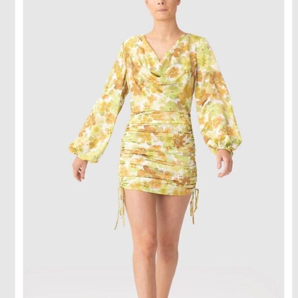 Finders Keepers Gigi Long Sleeve Mini Dress 4 - Picture 1 of 7